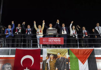 Özel, 'Filistin'e Destek' mitinginde konuştu: 'Sumud insanlığın vicdanıdır, sumud hepimizin vicdanıdır'