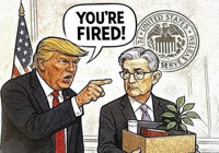 Trump FED Başkanı'nı karikatürle kovdu! Yıpratma taktiği olarak görülüyor