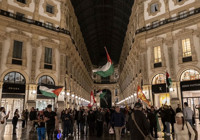 İtalya'da, İsrail'in Gazze'de sürdürdüğü soykırım protesto edildi