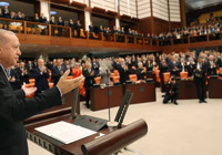 TBMM'de yeni yasama yılı | Cumhurbaşkanı Erdoğan: Millete hizmet yolunda hepimiz biriz beraberiz