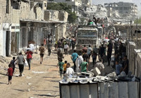 Gazze'ye ateşkes sonrası ilk yardımlar ulaştı