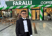 Faralli Coffee kapılarını açtı! 10 yaşındaki Aybarshan Erkoç kendi kahve markasının kurucusu oldu
