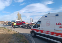 Kırıkkale’de 3 aracın karıştığı kazada 4 kişi yaralandı