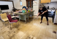 Edirne'de etkili olan sağanak yağış sonrası bazı evleri su bastı