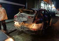 Otomobilde gaz sıkışması sonucu patlama: 1 yaralı