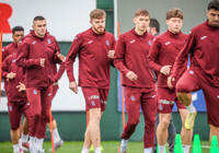 Trabzonspor, Galatasaray maçının hazırlıklarını sürdürdü