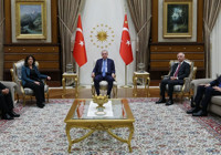 Cumhurbaşkanı Erdoğan, DEM Parti heyetini Beştepe'de kabul etti