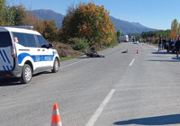 Burdur'da otomobille çarpışan motosikletin sürücüsü öldü