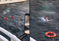 Üsküdar'da kadın yolcu feribottan düştü