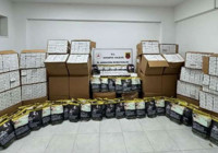 Sakarya'da 1 milyon liralık kaçak tütün baskını