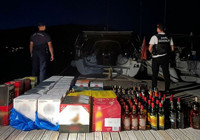 Marmaris açıklarında kaçakçılık operasyonu