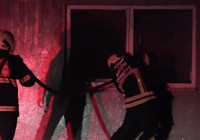 Amasya'da soğan deposunda yangın