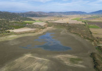 Belevi Gölü’nde kuraklık alarmı