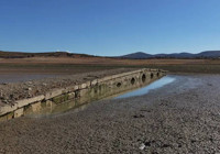 Apa Barajı’nı kuraklık vurdu! Tarihi köprü ortaya çıktı