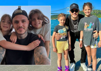 Mauro Icardi 150 gün sonra kızlarıyla buluştu