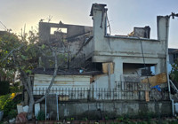 Bursa’daki yangında bir ev küle döndü, bir evde hasar oluştu