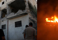 İsrailliler, Batı Şeria'da çok sayıda araç ve evi ateşe verdi