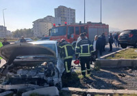 Kayseri’de iki otomobil çarpıştı: 5 yaralı