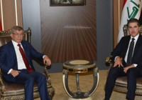 Ahmet Davutoğlu, Neçirvan Barzani ile bir araya geldi