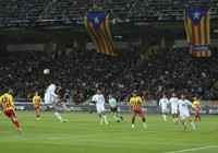 Filistin Milli Futbol Takımı, Katalonya bölgesel takımı ile karşılaştı