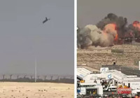 Gösteride korkunç kaza: Savaş uçağı yere çakıldı... Pilot hayatını kaybetti