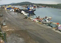 Didim'de kamyonetin denize uçtuğu anların görüntüleri ortaya çıktı