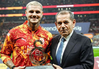 Mauro Icardi'ye 100. maç plaketi!
