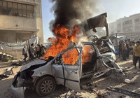 İsrail, Gazze'de bir aracı bombaladı: 4 Filistinli hayatını kaybetti