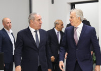 Tony Blair, Ramallah’ta Gazze’nin geçiş dönemi yönetimini görüştü