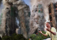 Hong Kong'da gökdelenlerde yangın! 2 bin dairelik site alev alev yanıyor