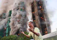 Hong Kong kabusu yaşıyor! 1900 daireli sitede çıkan yangın kontrol altına alınamadı