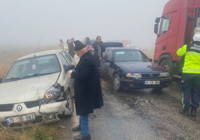 Çorum'da zincirleme kaza: Yaralılar var