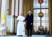 Dünyanın beklediği ziyaret! Papa Leo Türkiye'de: Cumhurbaşkanı Erdoğan ile görüştü