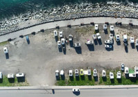 2,5 kilometrelik sahil şeridi karavan parkına döndü! Mahalleliden "kullanamıyoruz" isyanı