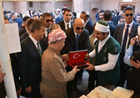 Mesut Barzani, Cizre'de tarihi mekanları ziyaret etti