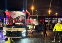 Tekirdağ'da yolcu otobüsü ile halk otobüsü çarpıştı