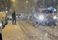 Ardahan’a lapa lapa kar yağdı