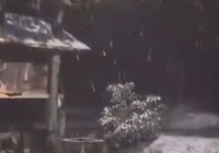 Kartepe'ye mevsimin ilk karı düştü