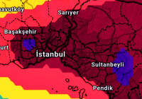 İstanbul’da harita kırmızıya döndü! Bu tehlike 3-4 gün sürecek...