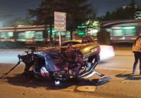 Konya'da takla atan otomobil hurdaya döndü: 1’i ağır 2 yaralı