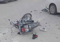 Motosiklet ile otomobil çarpıştı: 1 kişi hayatını kaybetti