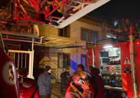 Mutfakta çıkan yangın korkuttu