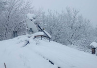 Pütürge'de kar kalınlığı 1 metreye yaklaştı