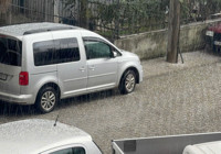 Marmaris’te dolu yağdı, kısa sürede ortalık beyaza büründü