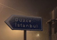 Bolu Dağı geçişinde kar yağışı başladı