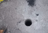 Su pompası deliğine düşen yavru kediyi itfaiye kurtardı