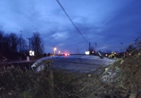 Samsun’da otomobil şarampole yuvarlandı: 3 yaralı