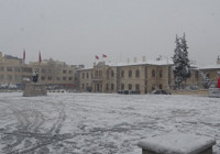 Kilis'te kar yağışı etkili oluyor