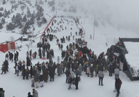 Ergan Kayak Merkezi sömestirde doldu taştı