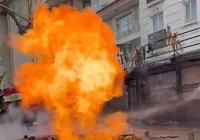 Kırıkkale'de doğal gaz boru hattı patladı, alevler metrelerce yükseldi